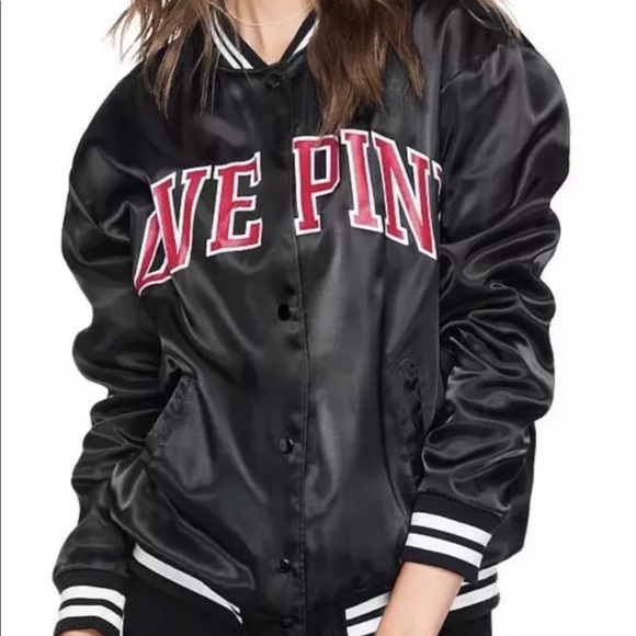 Pink Victoria’s Secret bumper jacket size XS - Picture 1 of 8